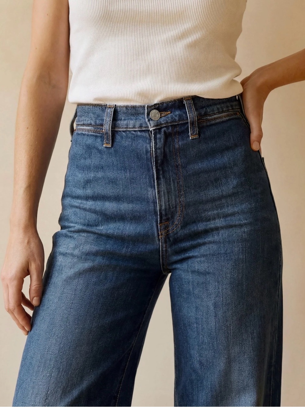 Edwin Wide-Leg Women's Jeans in Deep Indigo